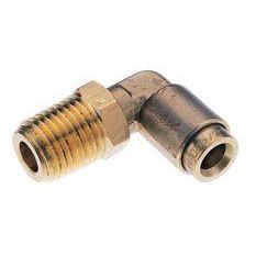 95411413M : Norgren DOT Male Swivel Elbow, 1/2 tube O/D, 1/4 NPT thread
