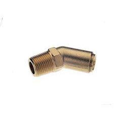 95460004M : Norgren DOT Male Elbow-45-Degree, 1/4 tube O/D, 1/8 NPT thread