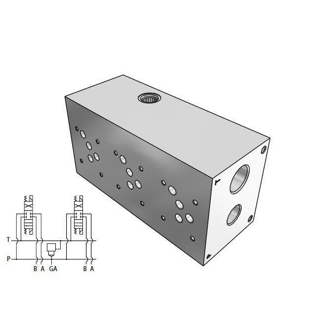 Shop D05 (NG10) Hi-Flow 3-Station Parallel Circuit Manifolds