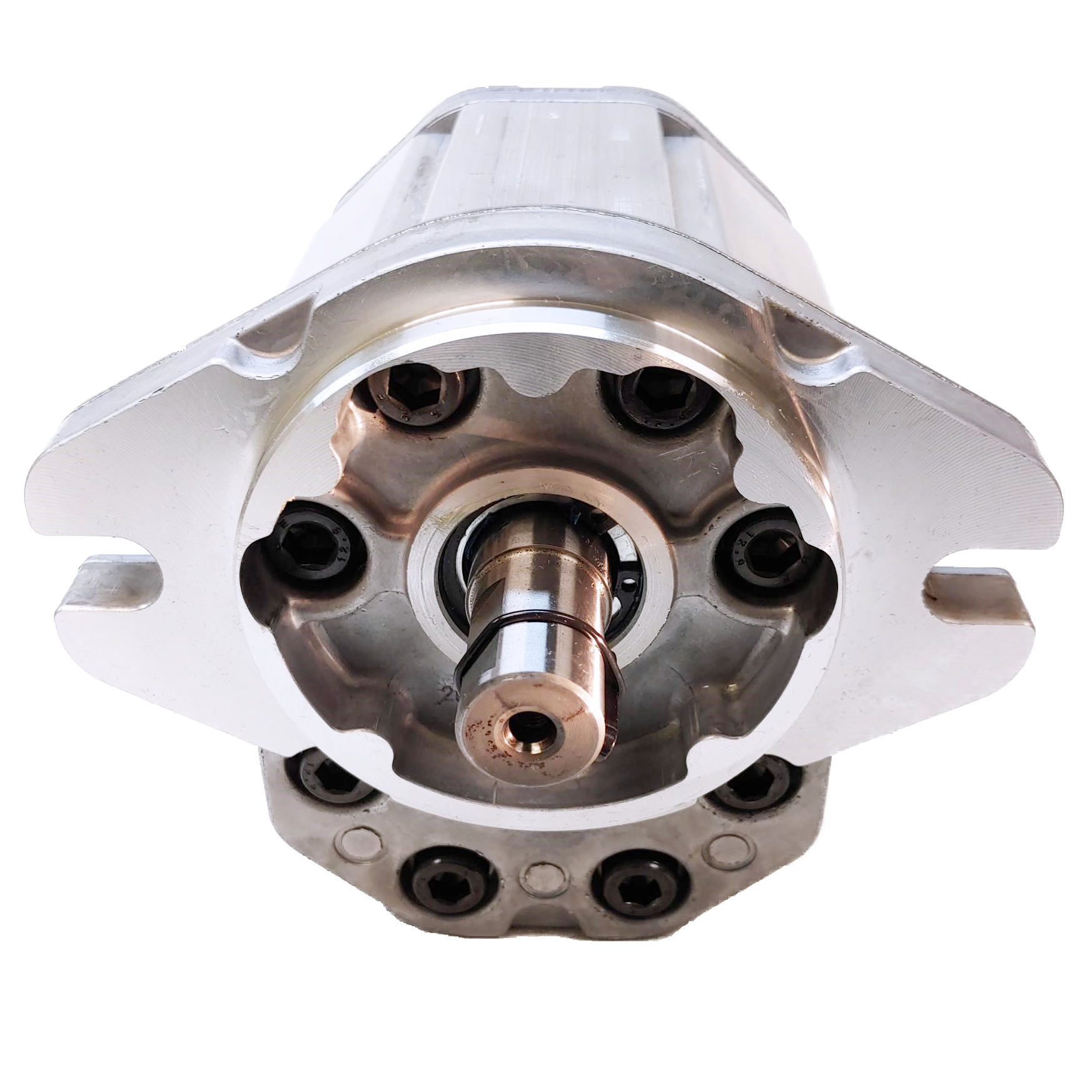 ALM3A-R-135-S1-FA-E4 : Marzocchi Gear Motor, Bidirectional, 87cc, 2030psi rated, 2000RPM, 1.5" (#24) SAE ports, 9T 16/32DP Splined Shaft