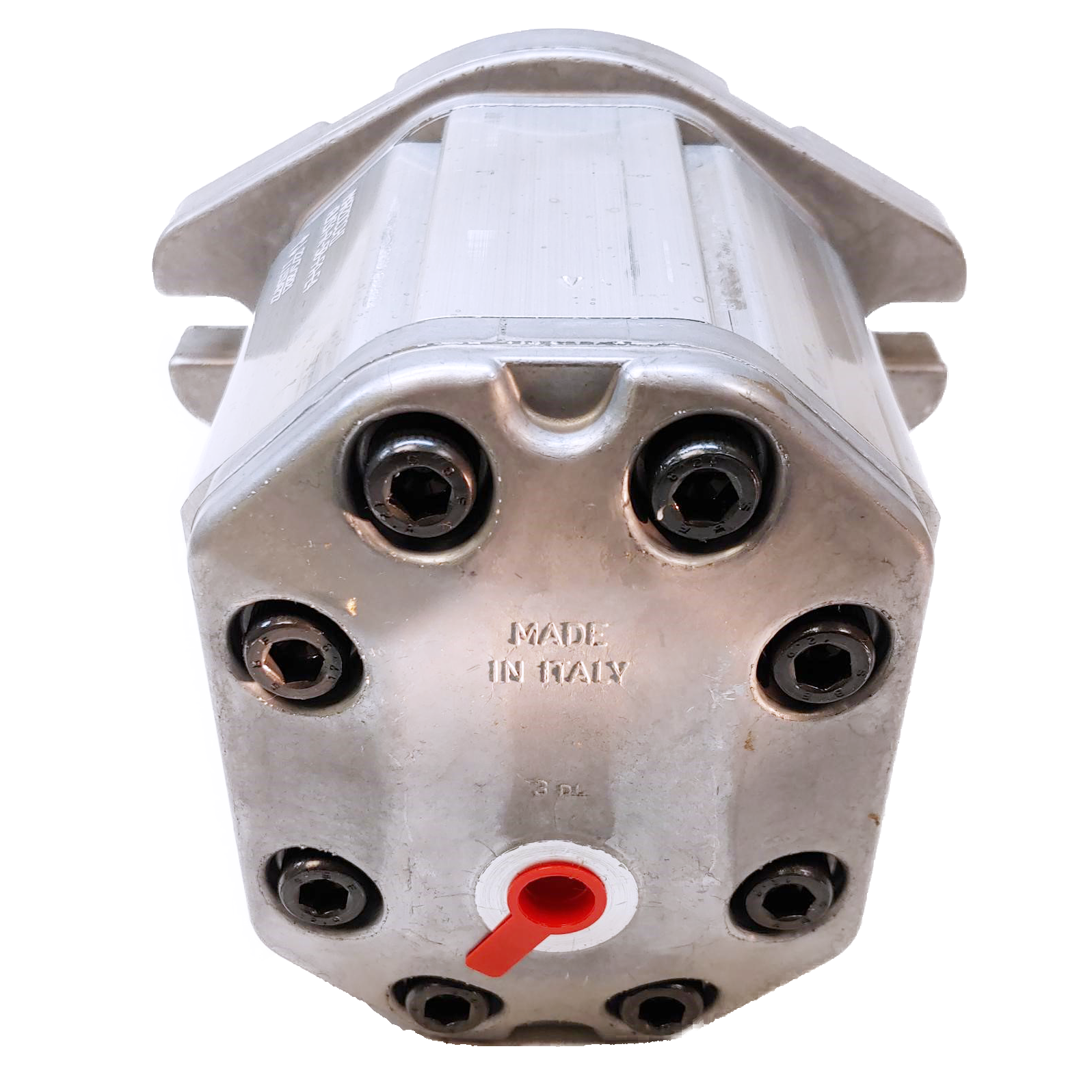 ALM3A-R-135-S1-FA-E4 : Marzocchi Gear Motor, Bidirectional, 87cc, 2030psi rated, 2000RPM, 1.5" (#24) SAE ports, 9T 16/32DP Splined Shaft