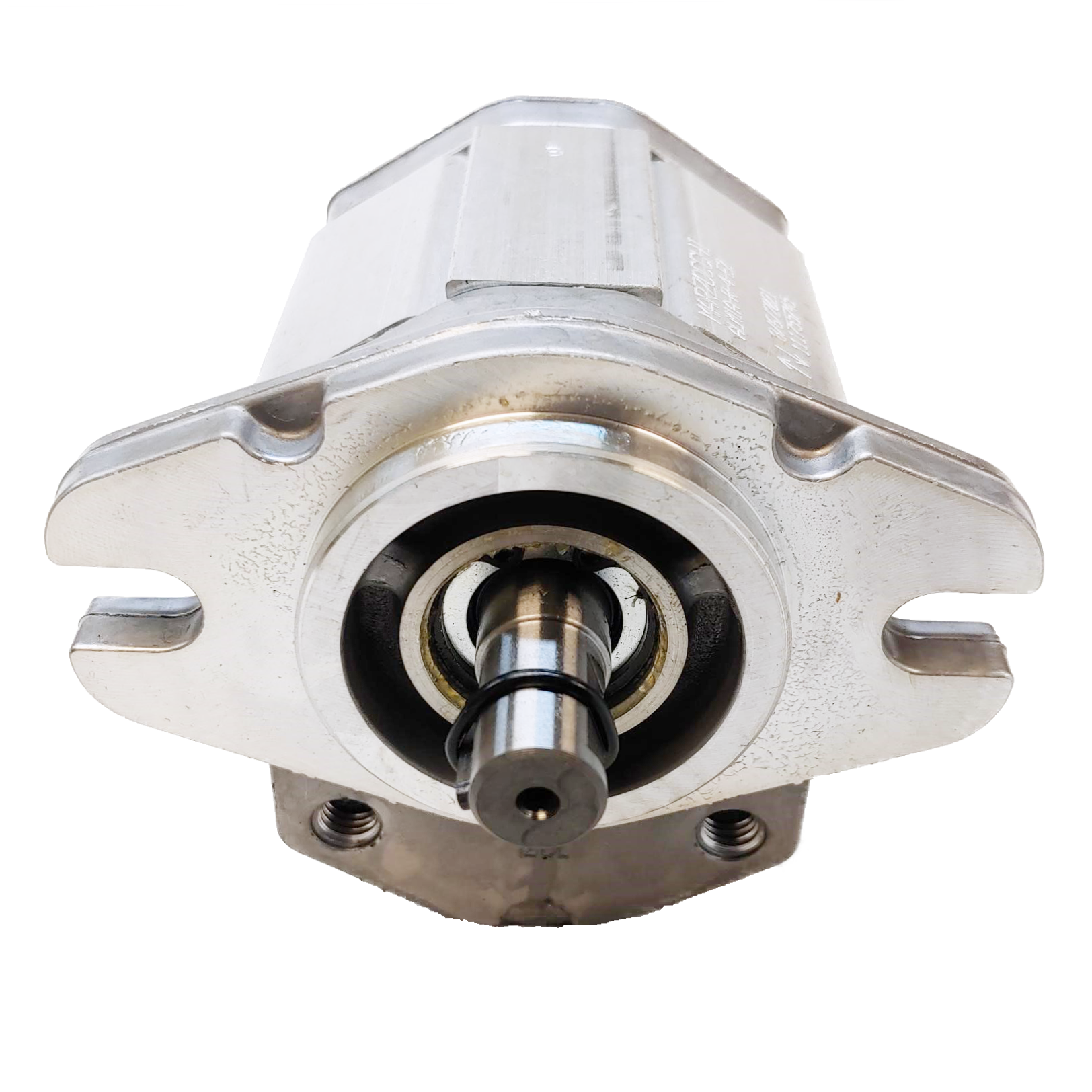 ALM1A-R-11-E2 : Marzocchi Gear Motor, Bidirectional, 7.6cc, 2900psi rated, 3500RPM, 0.625 (5/8") #10 SAE ports, 1/2" Bore x 1/8" Keyed Shaft