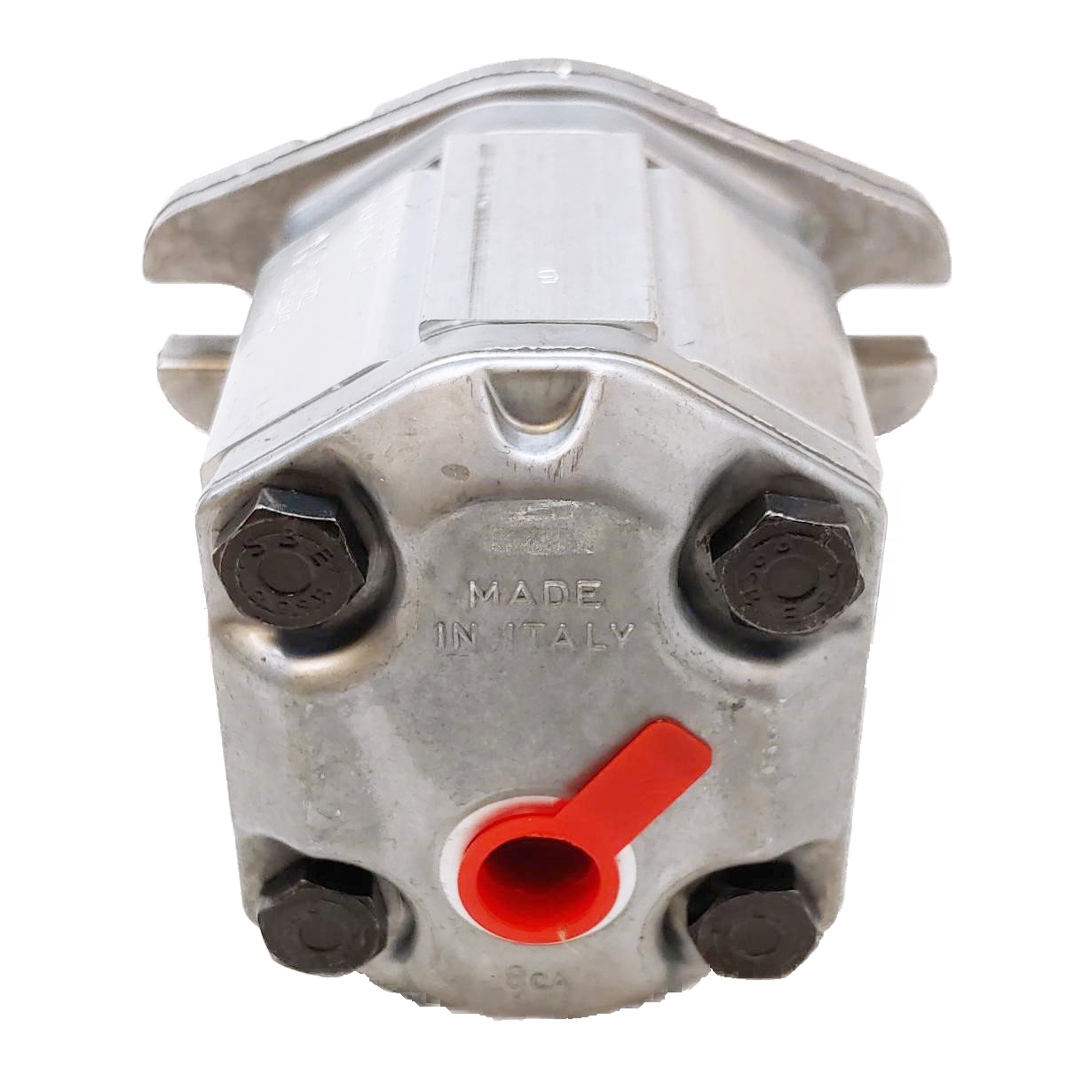 ALM1A-R-6-S1-E2 : Marzocchi Gear Motor, Bidirectional, 4.1cc, 3625psi rated, 4000RPM, 0.5 (1/2") #8 SAE ports, 9T 20/40DP Splined Shaft