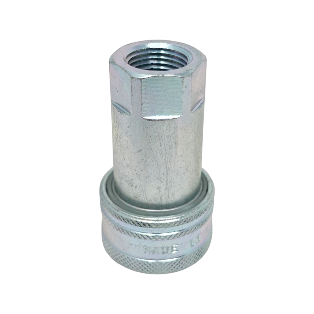 ANV 38 NPT F : Faster Quick Disconnect, Female 3/8" Coupler, 0.375 (3/8") NPT Connection, 4351psi MAWP, 7.93 GPM, Sleeve Retraction Style, Connection Under Pressure Not Allowed