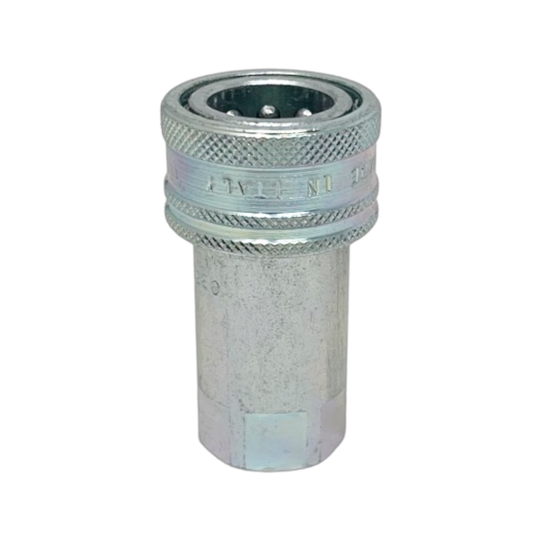 ANV 38 NPT F : Faster Quick Disconnect, Female 3/8" Coupler, 0.375 (3/8") NPT Connection, 4351psi MAWP, 7.93 GPM, Sleeve Retraction Style, Connection Under Pressure Not Allowed