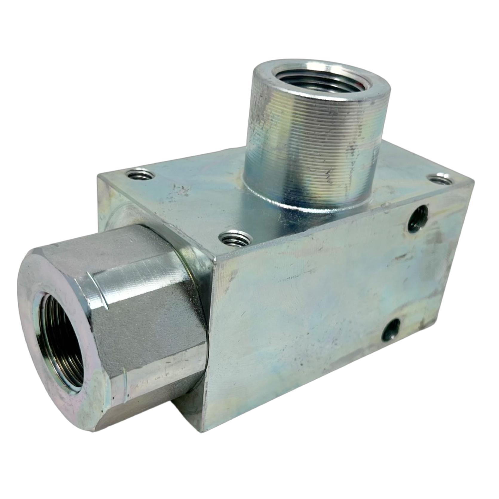 AV3LN3/4-11DV : AFP 3-Way Excavator Style Ball Valve, 5075psi rated, Steel, 3/4" NPT