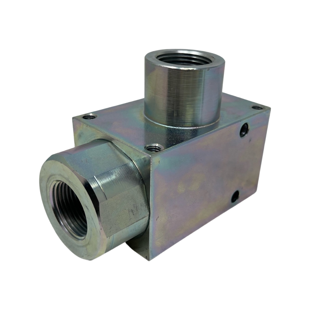AV3LN1-11DV : AFP 3-Way Excavator Style Ball Valve, 5075psi rated, Steel, 1" NPT