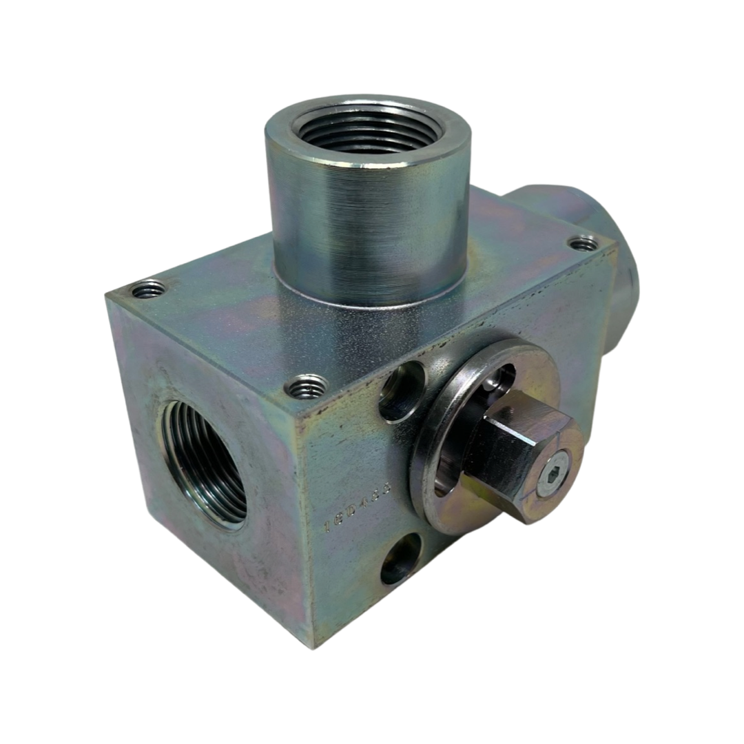 AV3LN1-11DV : AFP 3-Way Excavator Style Ball Valve, 5075psi rated, Steel, 1" NPT