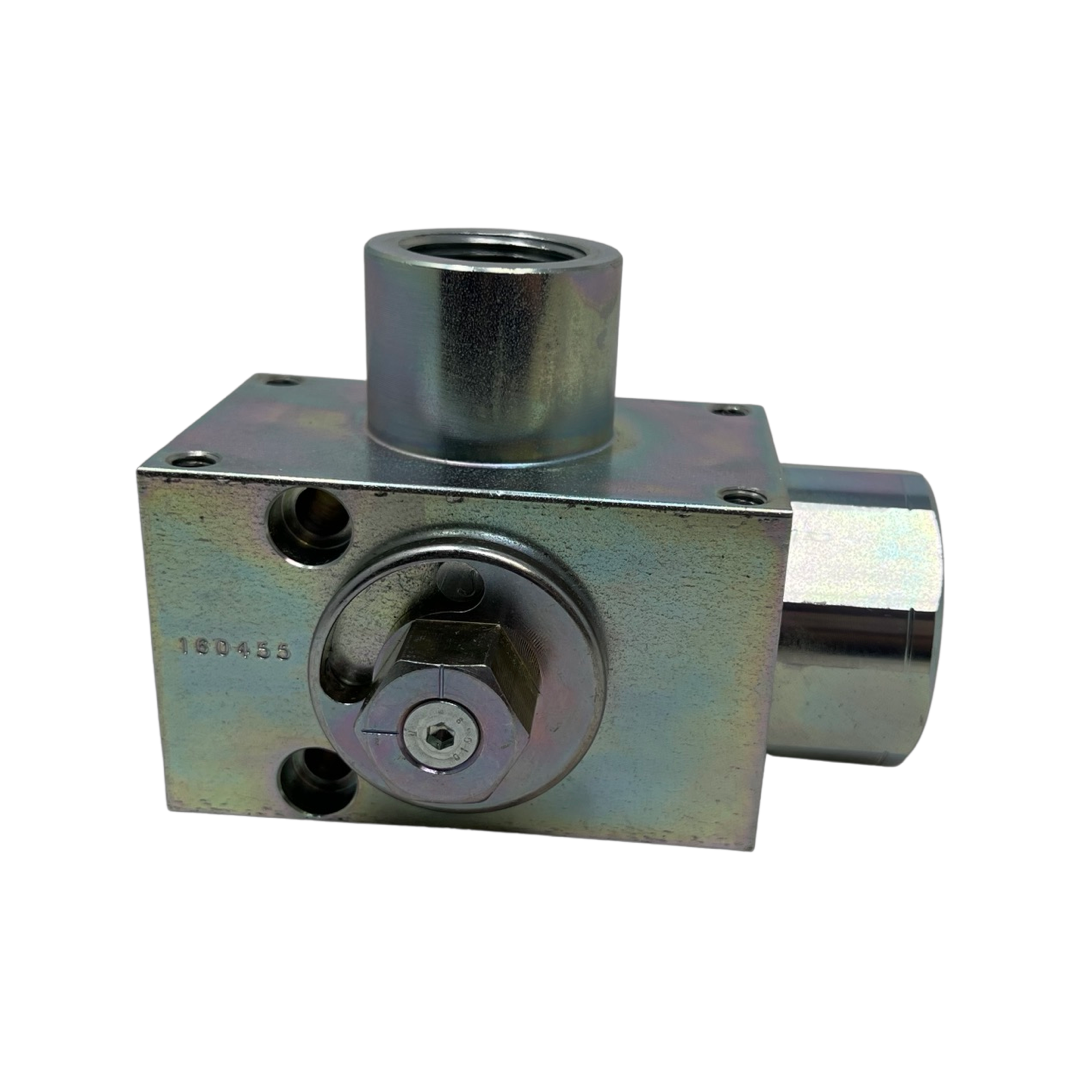 AV3LN1-11DV : AFP 3-Way Excavator Style Ball Valve, 5075psi rated, Steel, 1" NPT