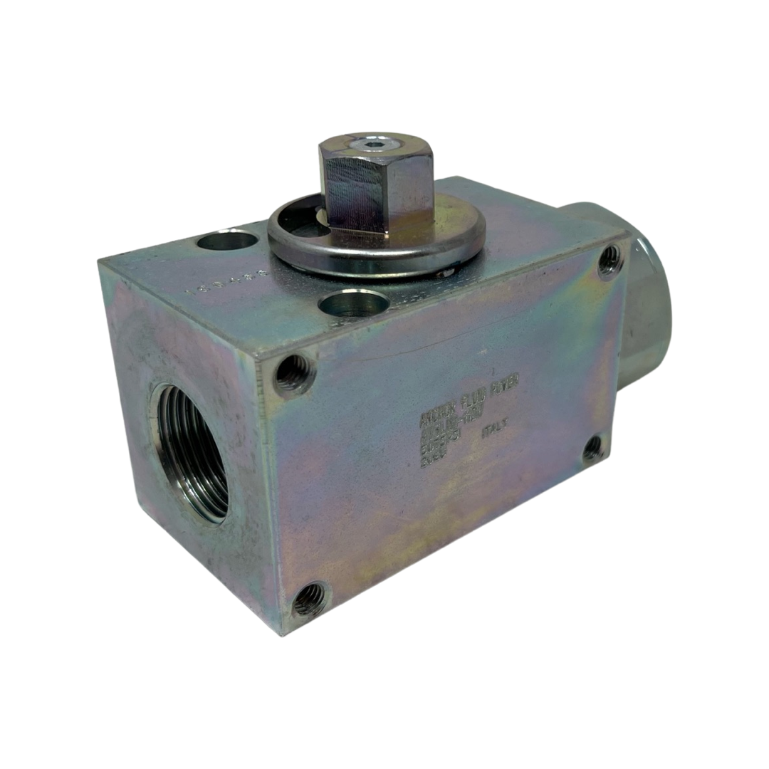 AV3LN1-11DV : AFP 3-Way Excavator Style Ball Valve, 5075psi rated, Steel, 1" NPT