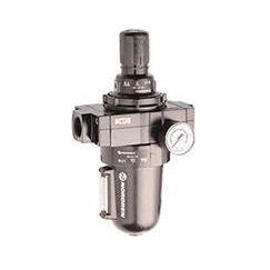 B68G-8AK-MR3-RLG : Norgren B64 Series, filter/regulator, relieving, with gauge, manual drain, 40-Micron, 6 to 116psi outlet rang