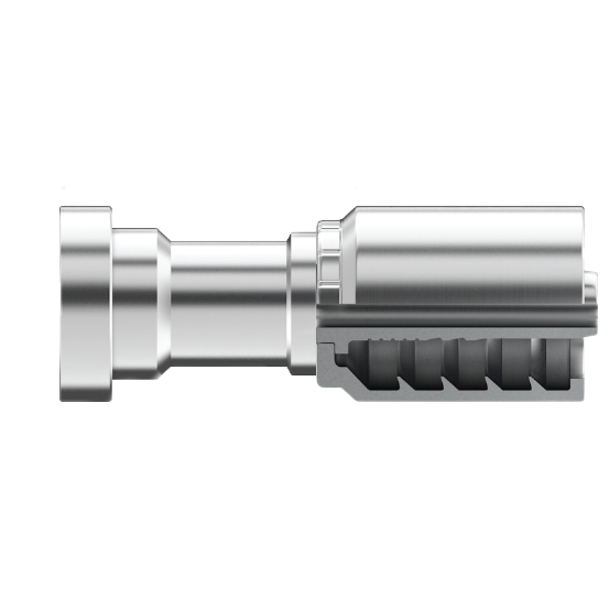 BT-FL-2020 : Continental Hose Fitting, 1.25 (1-1/4") Hose ID,  1.25 Code 61, Straight Connection