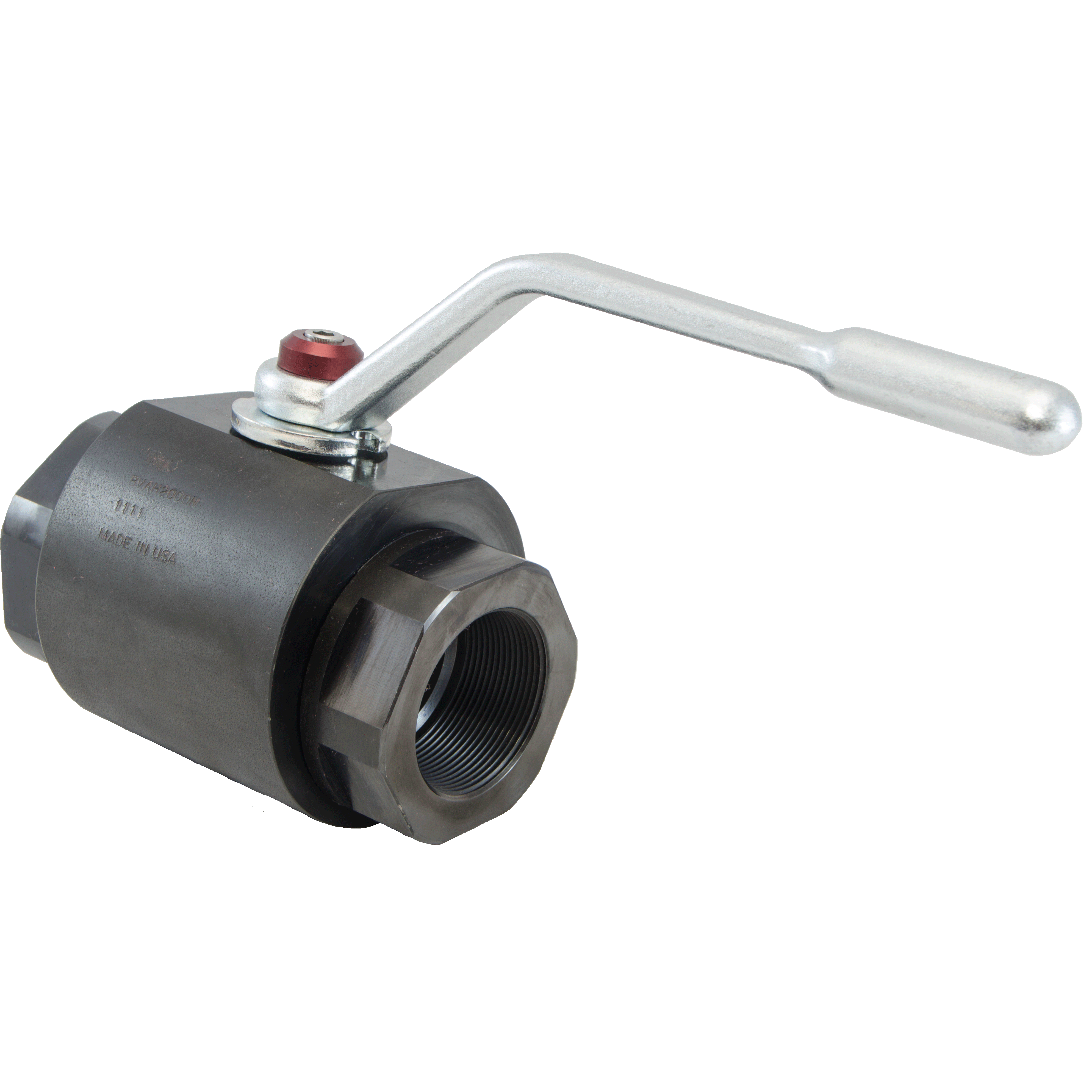 BVAH-1250S-1111 : DMIC Round Body Ball Valve, #20 SAE (1/4), Carbon Steel, 6000psi, Two-Way