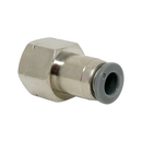 C24260728-5PACK : Norgren Straight adapter, 1/2 tube O/D, 1/4 NPT female thread