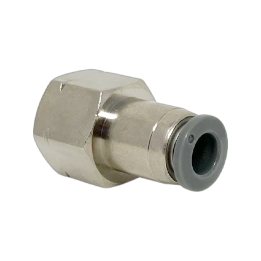 C24260518-10PACK : Norgren Straight adapter, 5/16 tube O/D, 1/8 NPT female thread