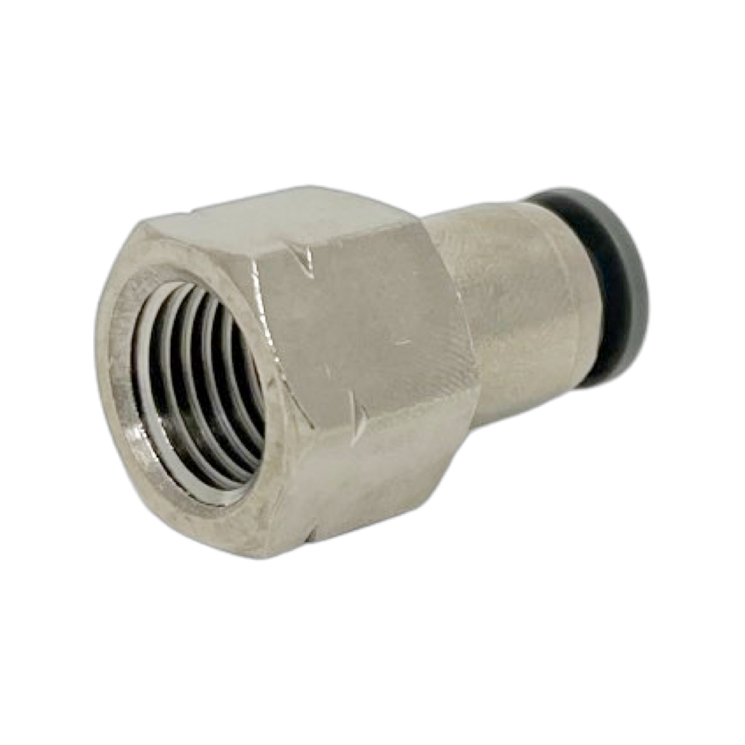 C24260218-10PACK : Norgren Straight adapter, 5/32 tube O/D, 1/8 NPT female thread