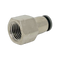 C24260728-5PACK : Norgren Straight adapter, 1/2 tube O/D, 1/4 NPT female thread