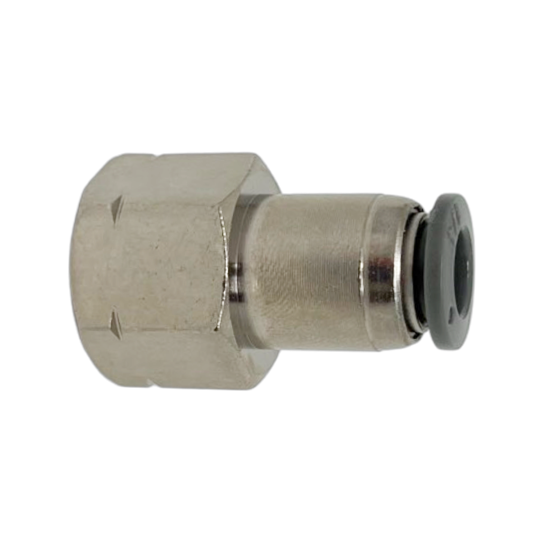 C24260738-5PACK : Norgren Straight adapter, 1/2 tube O/D, 3/8 NPT female thread