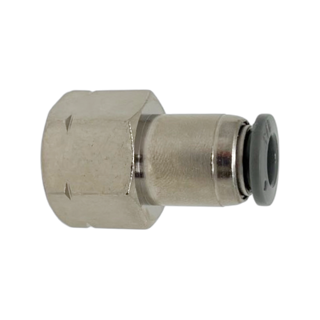 C24260548-10PACK : Norgren Straight adapter, 5/16 tube O/D, 1/2 NPT female thread