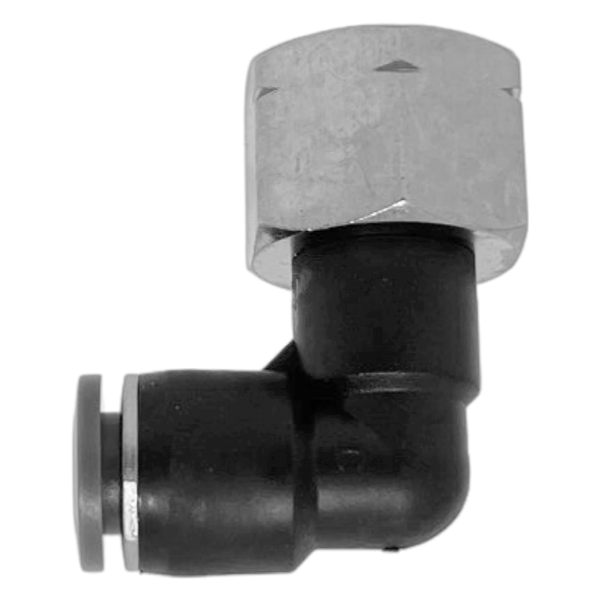 C24480738-5PACK : Norgren 90-Degree Swivel Elbow Adapter, 1/2 tube O/D, 3/8 NPT thread