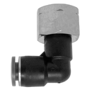 C24480638-5PACK : Norgren 90-Degree Swivel Elbow Adapter, 3/8 tube O/D, 3/8 NPT thread