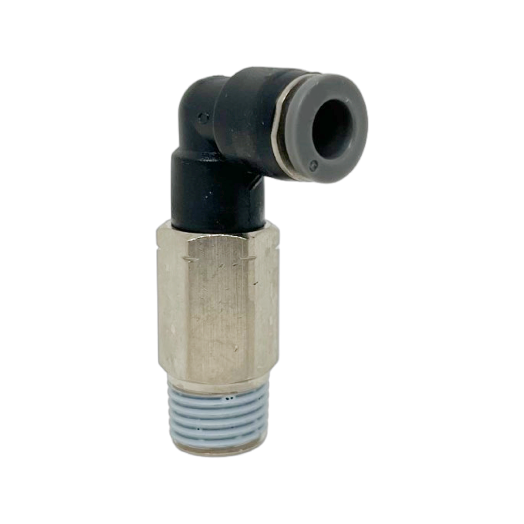C24540210-10PACK : Norgren 90-Degree Swivel Elbow Adapter, 5/32 tube O/D, 10/32 UNF thread