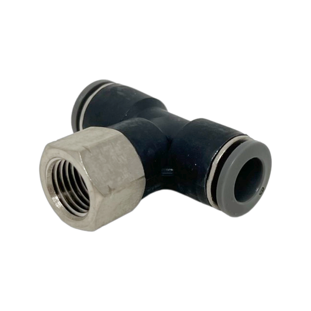 C246C0218-10PACK : Norgren Swivel Branch Tee adapter, 5/32 tube O/D, 1/8 NPT port