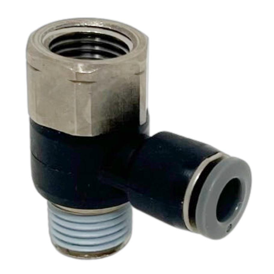 C2F510628-5PACK : Norgren Banjo with top port - 1/4 NPT, 3/8 tube O/D