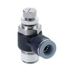 C2VA00638-5PACK : Norgren Banjo flow control (regulating out), 3/8 NPT thread, 3/8 tube O/D