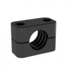 4022-PP-H-BK-N: Plastic black smooth bore insert for 4-series clamp