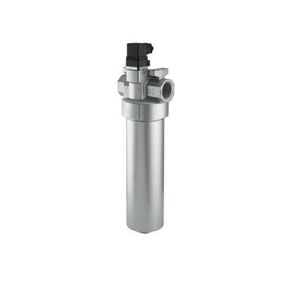 D 152-756 OD1 : Argo Pressure Filter,  1450psi, 26GPM, 10 Micron, #8SAE, With Ind., With Bypass