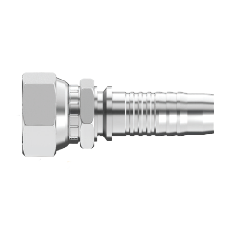 DG-JCFX-2424 : Continental Hose Fitting, 1.5 (1-1/2") Hose ID, 1-7/8-12 Female JIC, Straight, Swivel Connection
