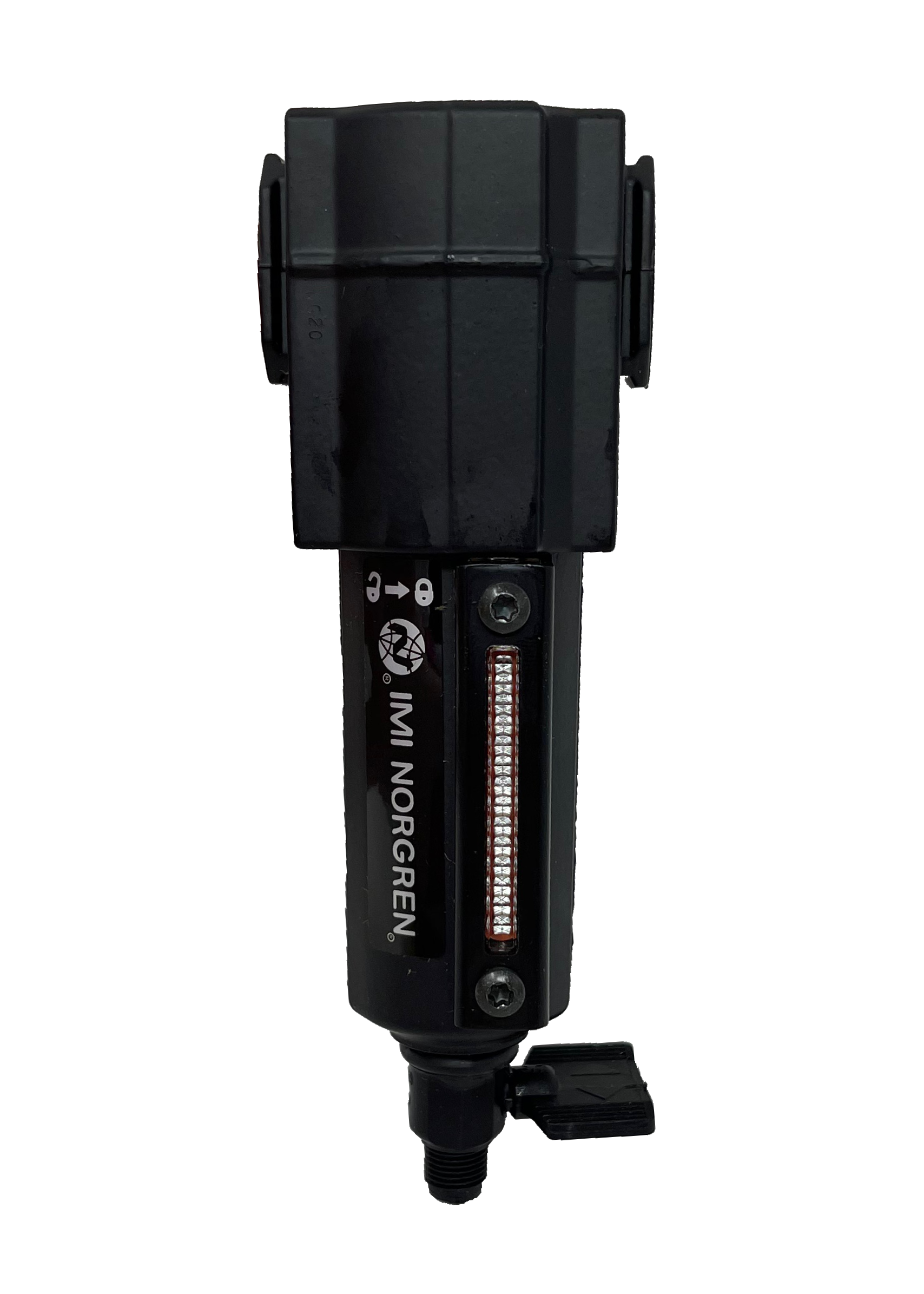 F72G-2AN-QD3 : Norgren Excelon Filter, 1/4" NPT, No Indicator, Manual 1/4 Turn Drain, Short Metal Bowl, 40-Micron