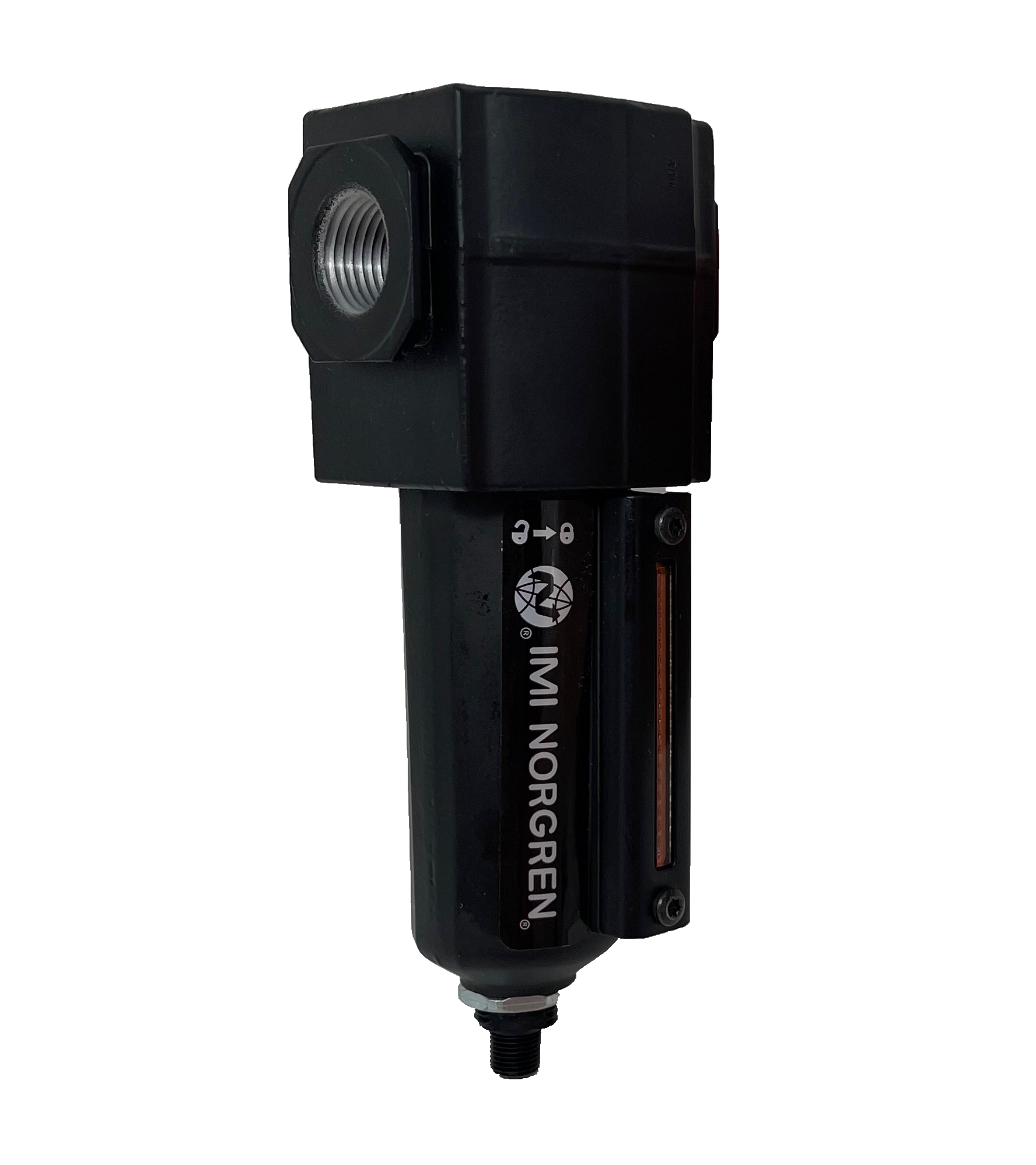 F73G-4AN-AD3 : Norgren Excelon Filter, 1/2" NPT, No Indicator, Auto Drain, Metal Bowl, 40-Micron