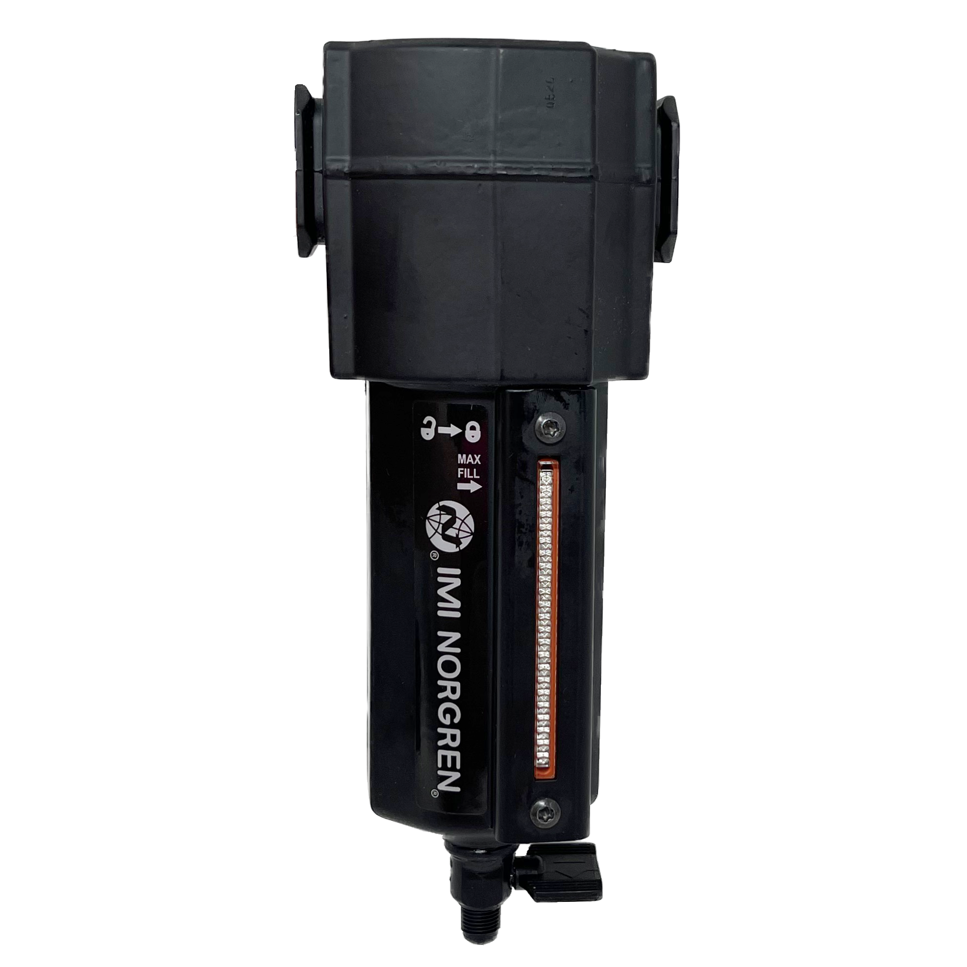 F74G-6AN-QD1 : Norgren Excelon Filter, 3/4" NPT, No Indicator, Manual Drain, Metal Bowl, 5-Micron