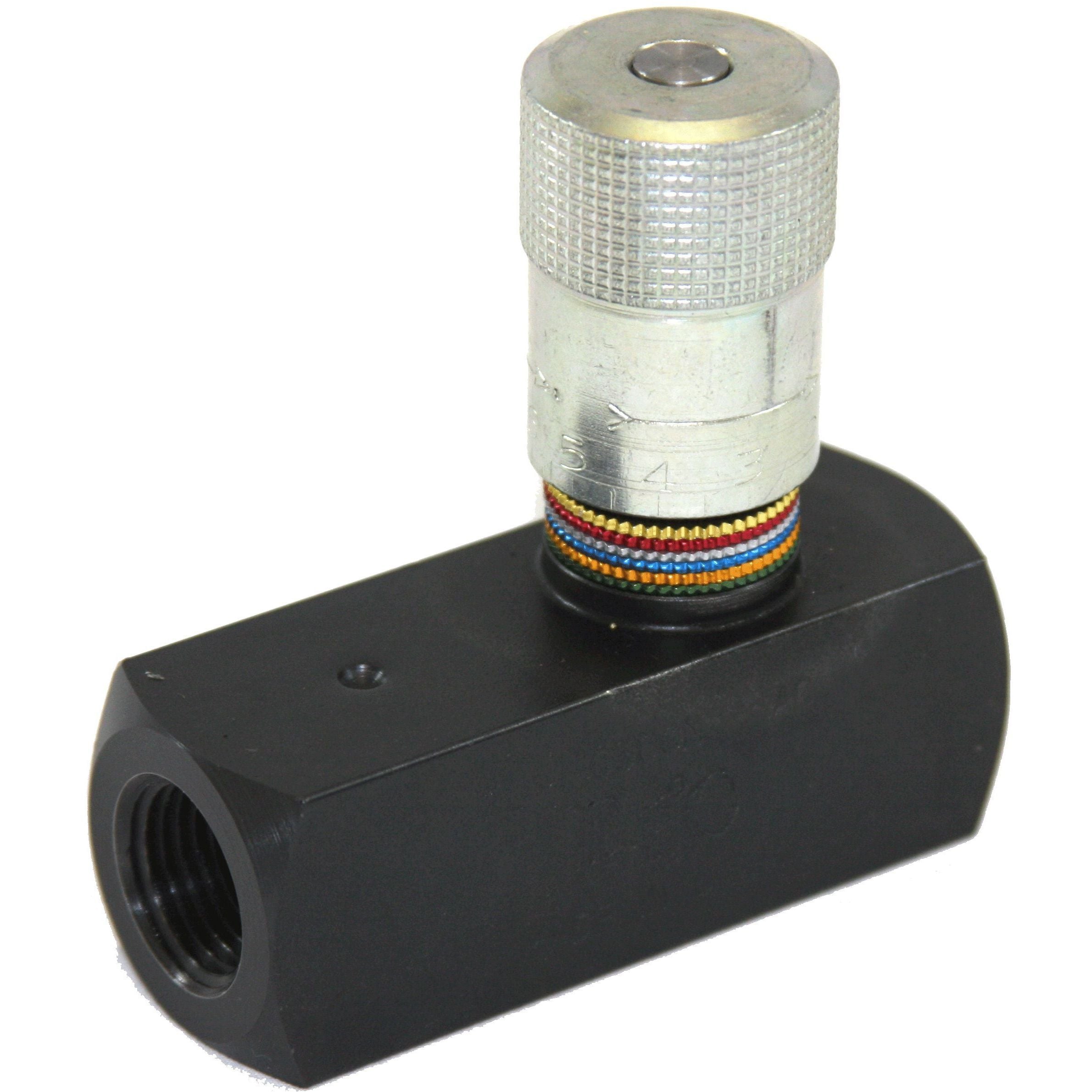 FC1H-0750N : DMIC Flow Control, Unidirectional, with Integrated Check, 3/4" NPT, Carbon Steel, 5000psi