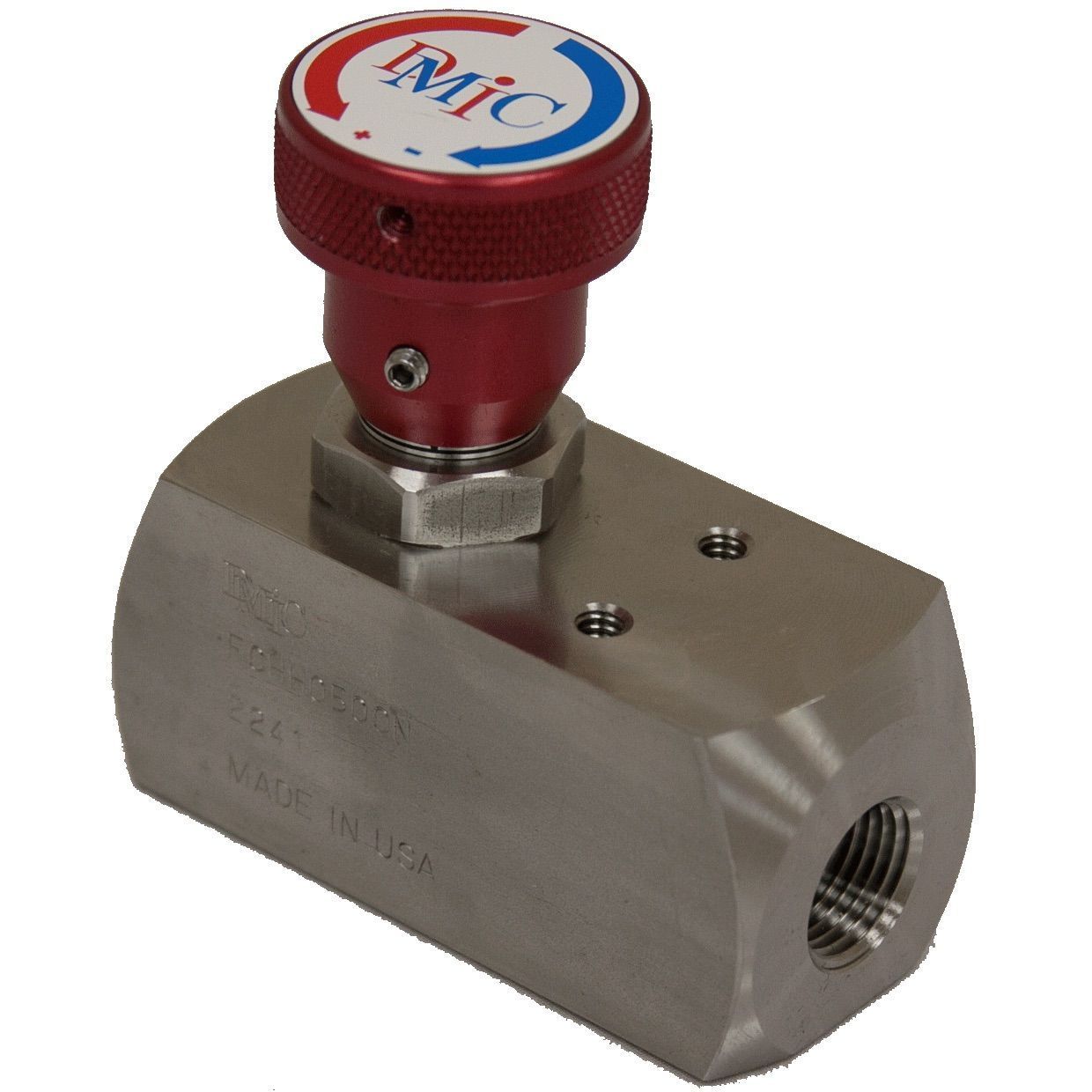 FCHH-1000S-2221 : DMIC Flow Control, Unidirectional, with Integrated Check, #16 SAE (1"), 316SS, 10000psi