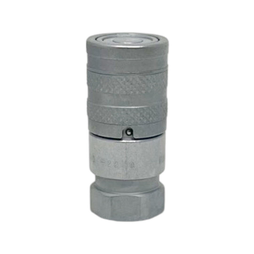 FFH04 14NPT F : Faster Quick Disconnect, Female 1/4" Coupler, 0.25 (1/4") NPT Connection, 5076psi MAWP, 6.6 GPM, ISO 16028 Interchange, Push to Connect Style, Connection Under Pressure Not Allowed