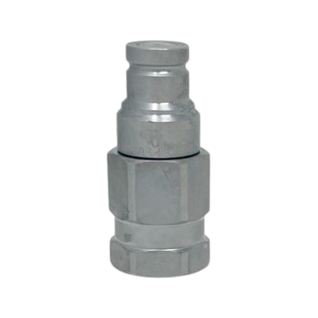 FFH06 12NPT M : Faster Quick Disconnect, Male 3/8" Coupler, 0.5 (1/2") NPT Connection, 5076psi MAWP, 13.21 GPM, ISO 16028 Interchange, Push to Connect Style, Connection Under Pressure Not Allowed