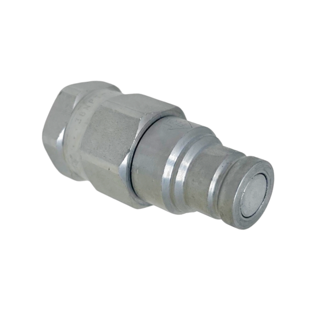 FFH04 14NPT M : Faster Quick Disconnect, Male 1/4" Coupler, 0.25 (1/4") NPT Connection, 5076psi MAWP, 6.6 GPM, ISO 16028 Interchange, Push to Connect Style, Connection Under Pressure Not Allowed