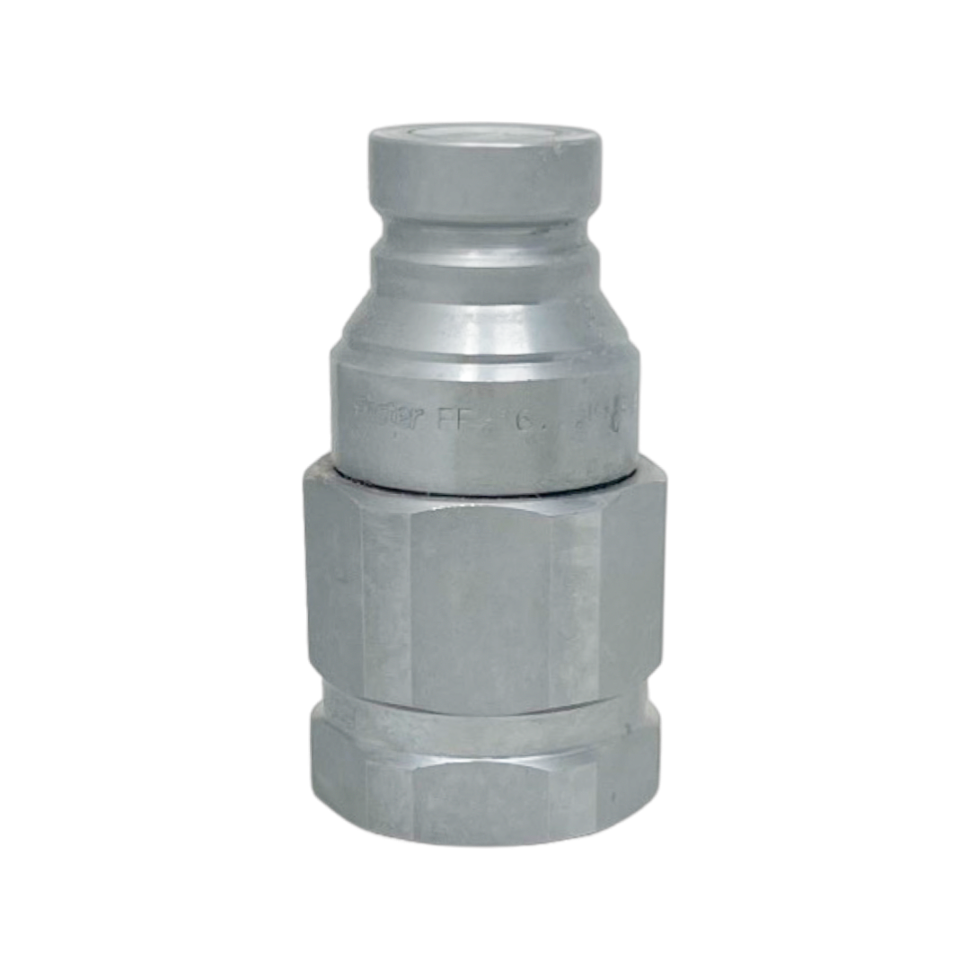 FFH16 114NPT M : Faster Quick Disconnect, Male 1" Coupler, 1.25" NPT Connection, 5076psi MAWP, 60.76 GPM, ISO 16028 Interchange, Push to Connect Style, Connection Under Pressure Not Allowed