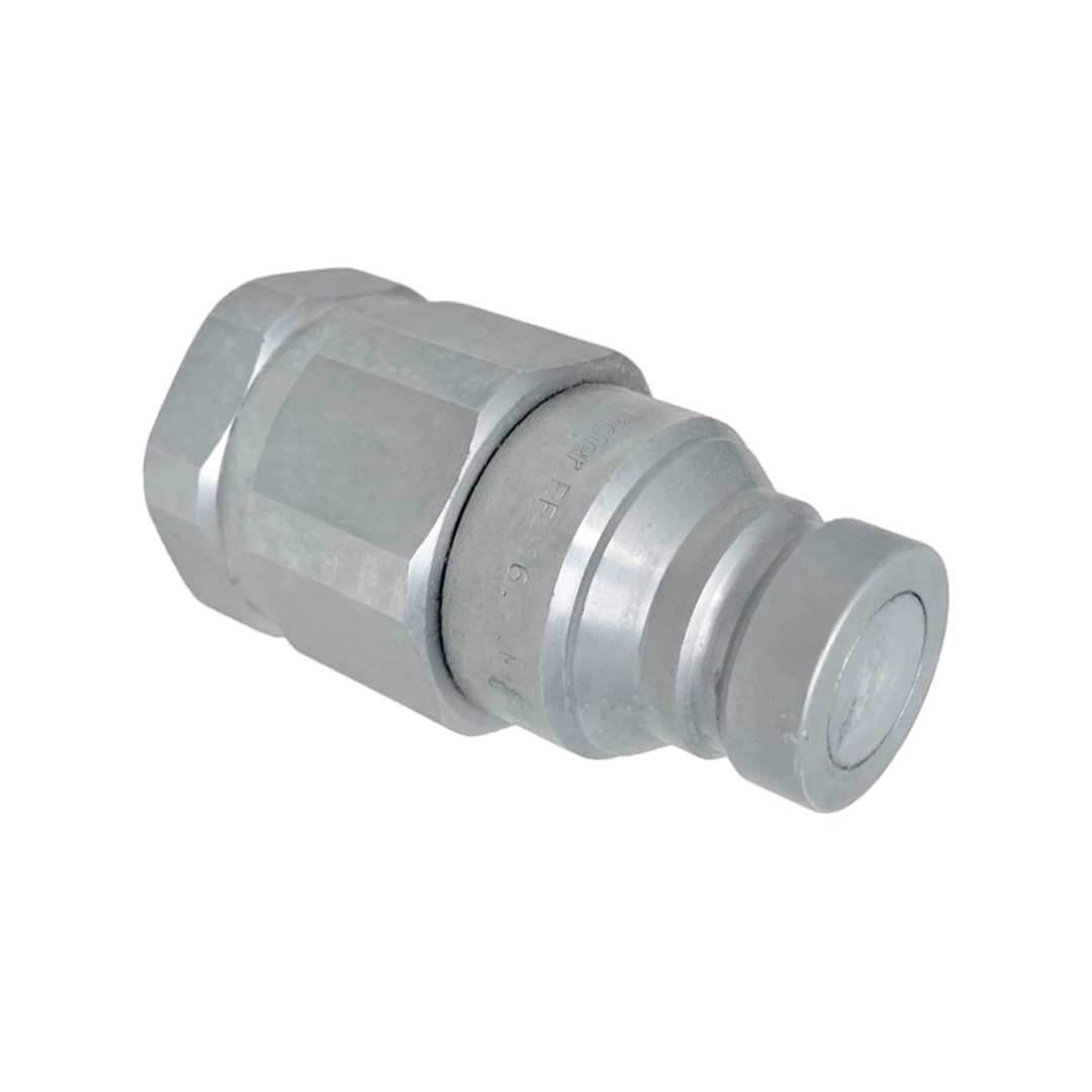 FFH16 114NPT M : Faster Quick Disconnect, Male 1" Coupler, 1.25" NPT Connection, 5076psi MAWP, 60.76 GPM, ISO 16028 Interchange, Push to Connect Style, Connection Under Pressure Not Allowed