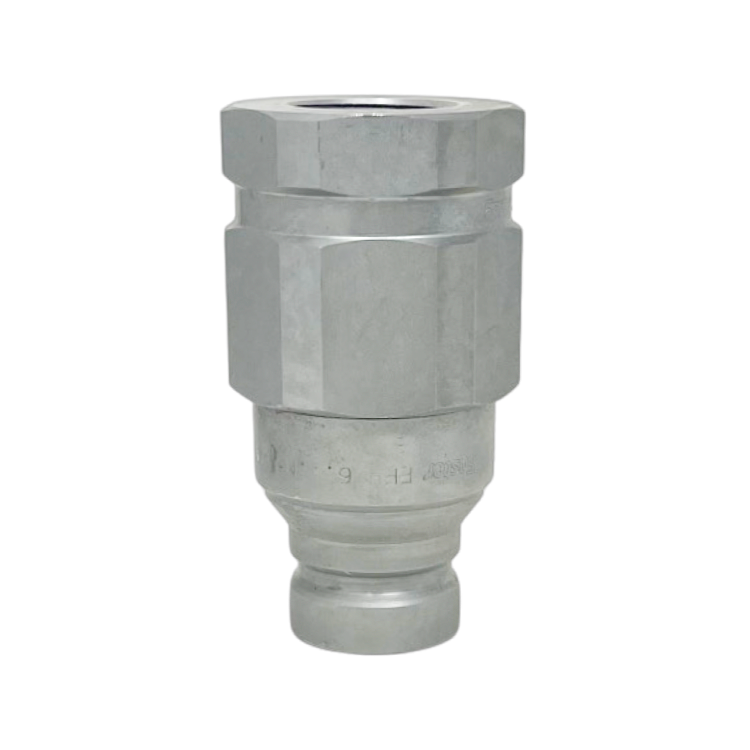 FFH16 114NPT M : Faster Quick Disconnect, Male 1" Coupler, 1.25" NPT Connection, 5076psi MAWP, 60.76 GPM, ISO 16028 Interchange, Push to Connect Style, Connection Under Pressure Not Allowed
