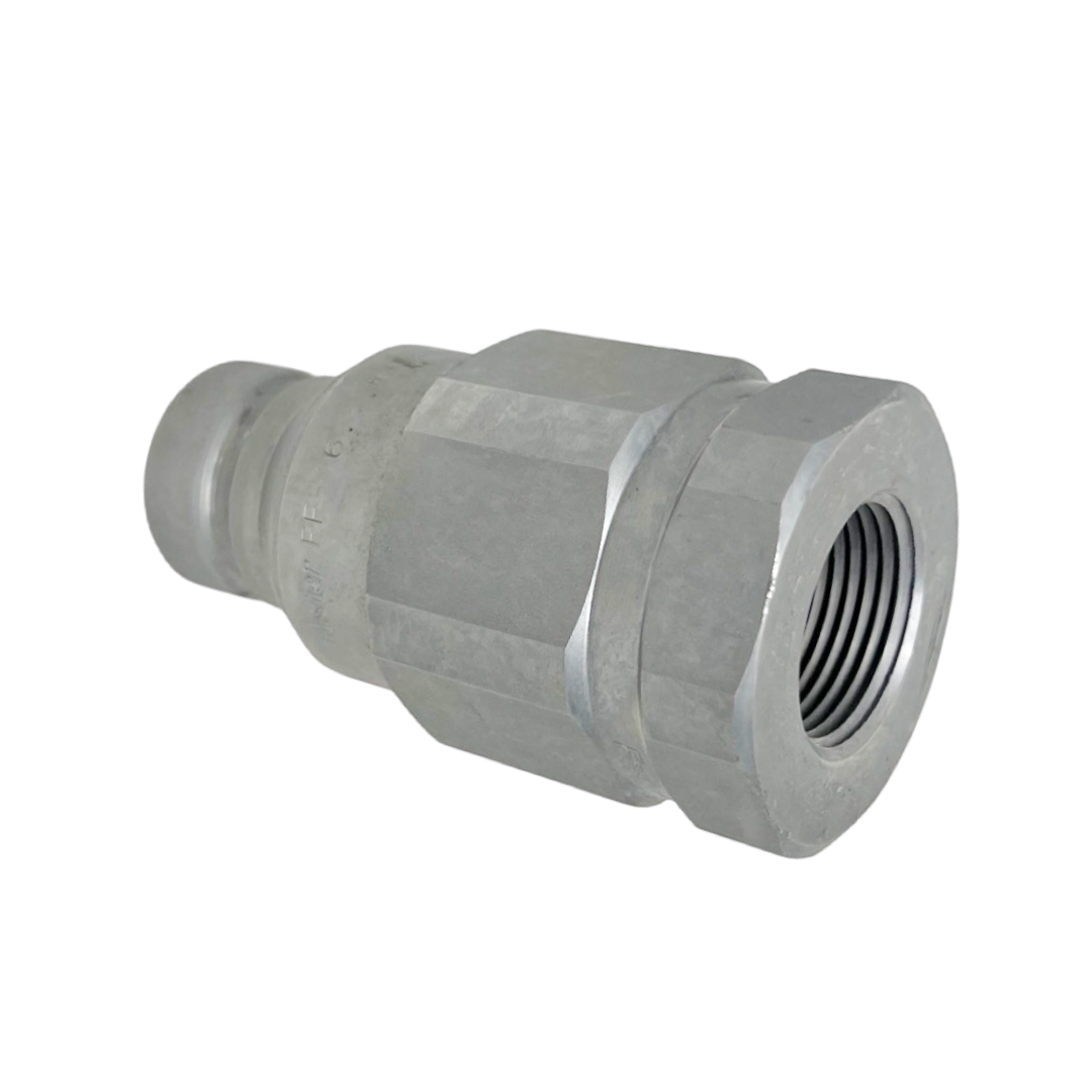 FFH16 1NPT M : Faster Quick Disconnect, Male 1" Coupler, 1" NPT Connection, 5076psi MAWP, 60.76 GPM, ISO 16028 Interchange, Push to Connect Style, Connection Under Pressure Not Allowed