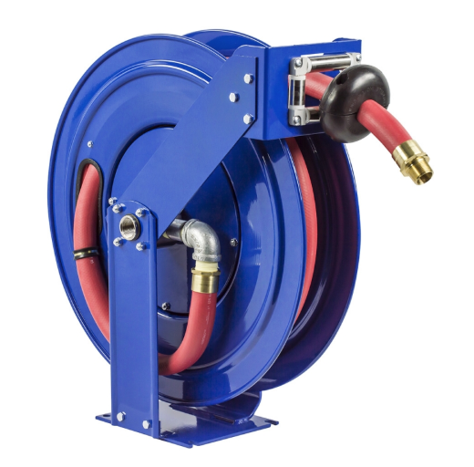 TSHF-N-575 : Coxreels TSHF-N-575 Supreme Duty Spring Rewind Hose Reel for fuel, 3/4" ID, 75' fuel hose, 300psi