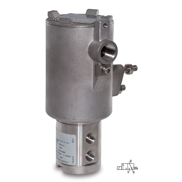 Y123AA1H1BS ICO4S Hazardous Area Solenoid Valves, 2Pos 3 Way Valve, 1/