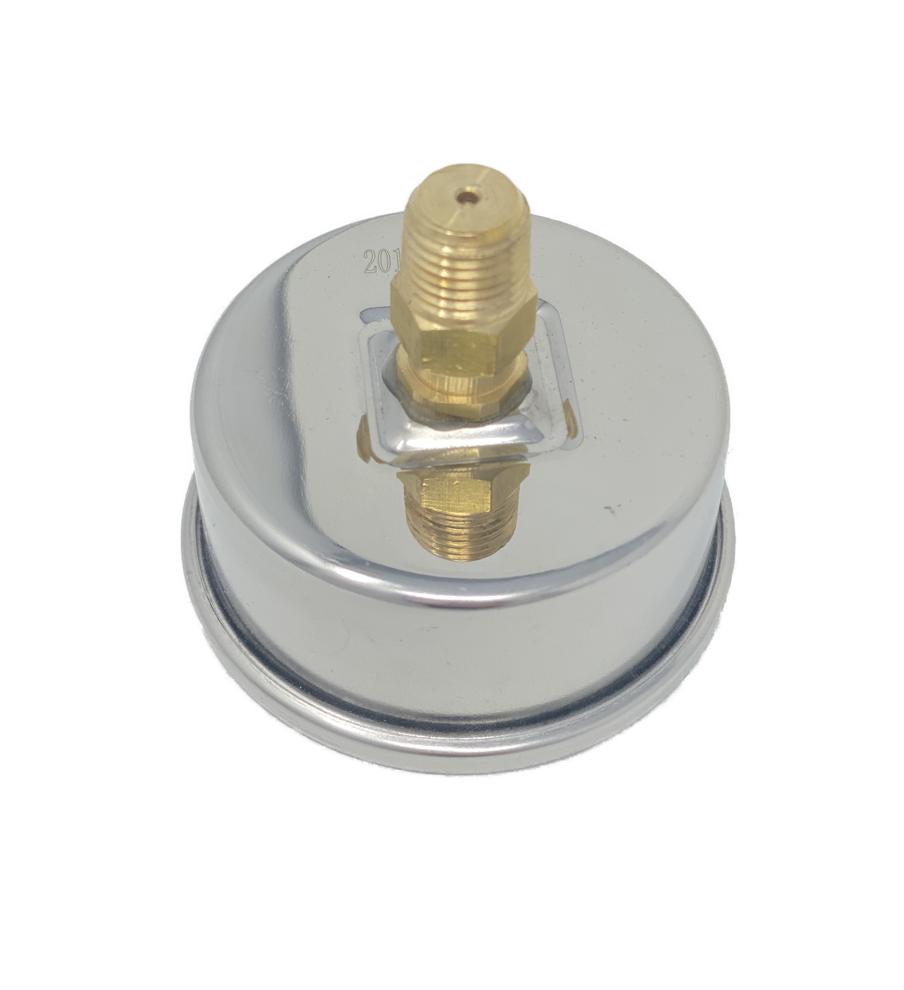 OHI-G-2.5-10K-C : OneHydraulics 2.5 Face Pressure Gauge, 0-10,000psi Pressure Range, 1/4 NPT, Center Back