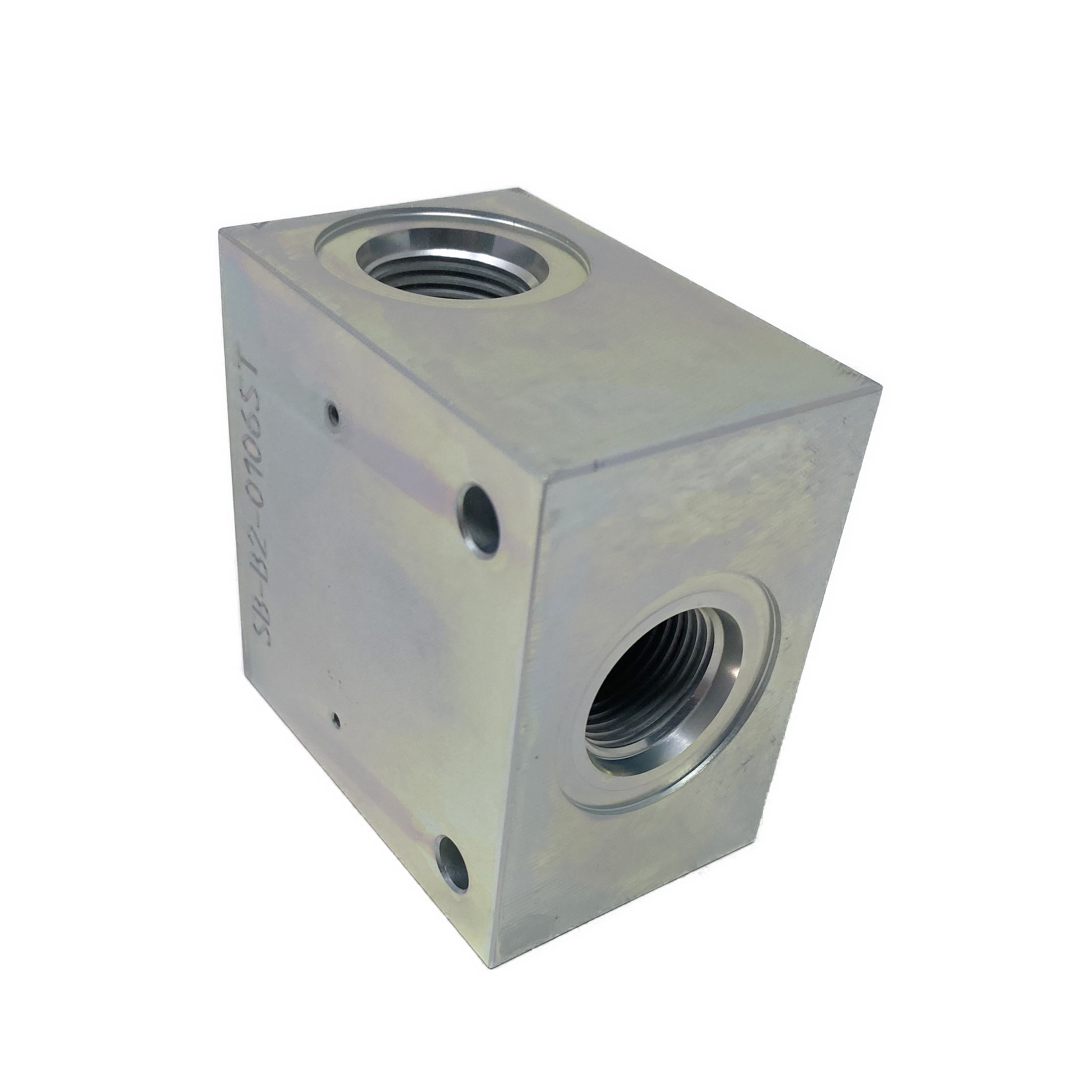 SB-B2-0106ST : Argo Inline Body, C-10-2 #10 SAE (5/8), 6091psi Rated, Steel, No Gauge Port