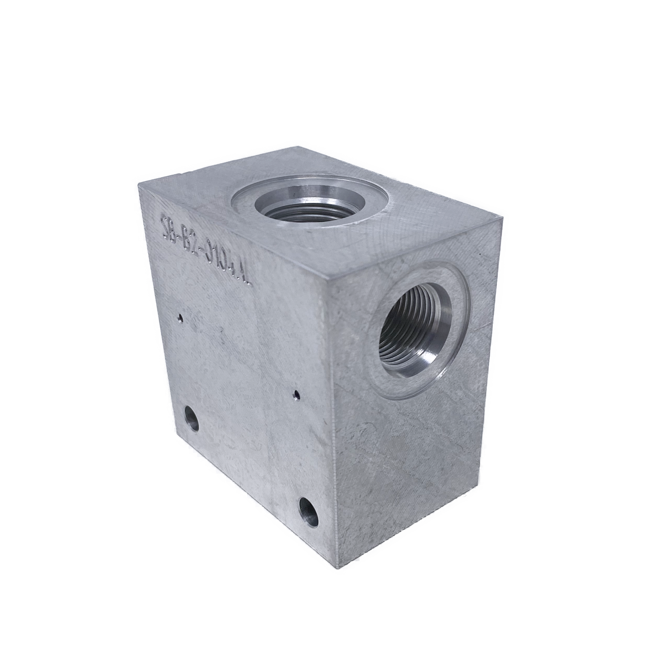 SB-B2-0104AL : Argo Inline Body, C-10-2 #8 SAE (1/2), 3626psi Rated, Aluminum, No Gauge Port