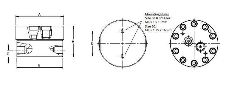 JVM60TCTNS : AW-Lake 6000psi 303 Stainless Steel / DIN 1.4305 Positive Displacement Gear Flow Meter, 0.75 (3/4") NPT Process Port, 3/8" NPT Electrical Port, 0.1 to 20.0 GPM